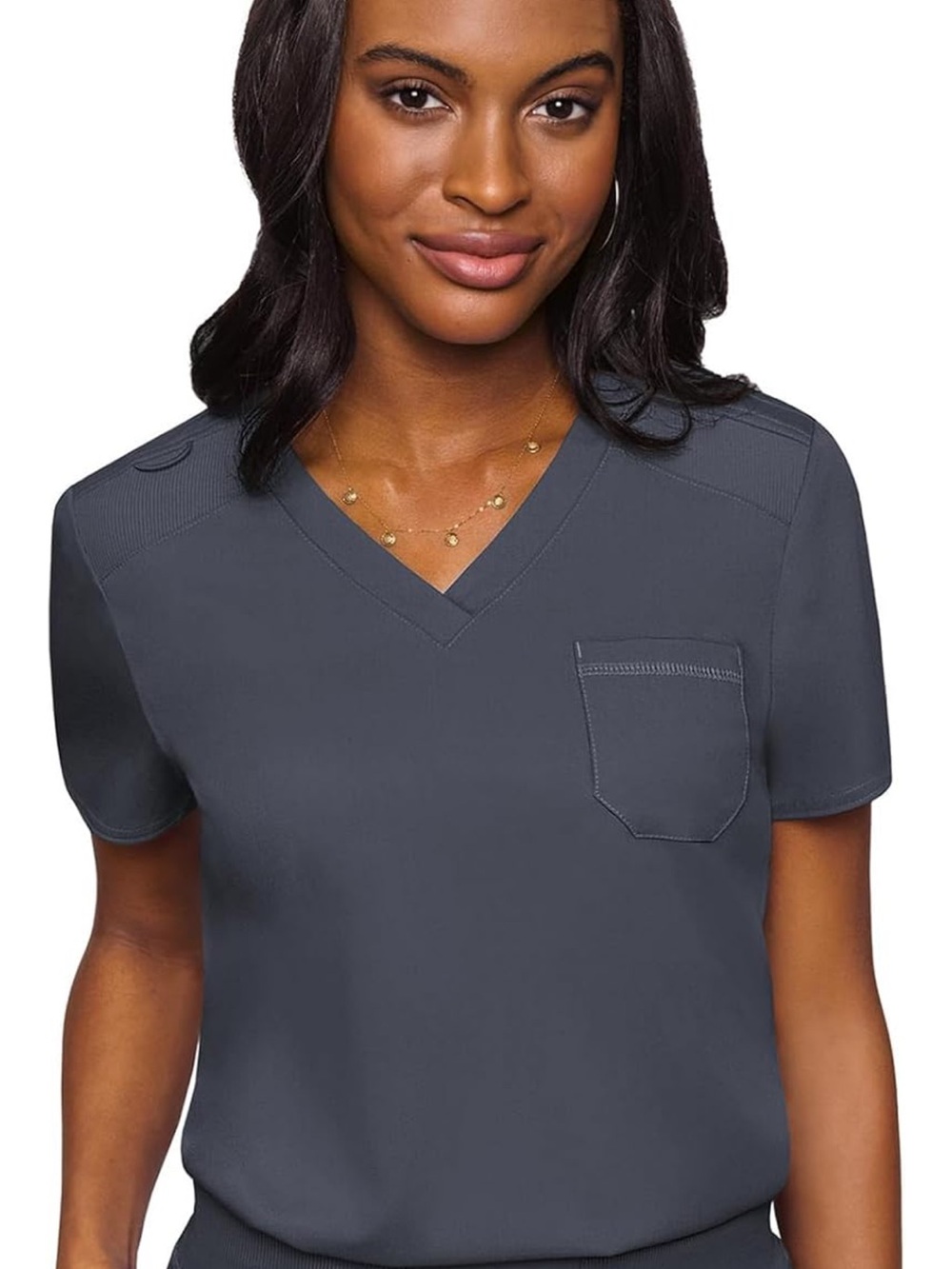 Women’s Pewter Scrub Top